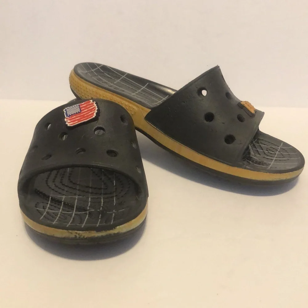 Luke Combs X Crocs Classic Bootlegger Unisex Black Slide Sandals